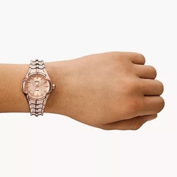 Diesel Vert Three-Hand Rose Gold-Tone Stainless Steel Watch - DZ5604 - Picture 2 of 5